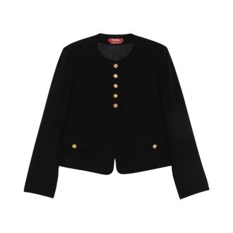 Max Mara Mujer, Chaquetas, Negro, Talla: XL