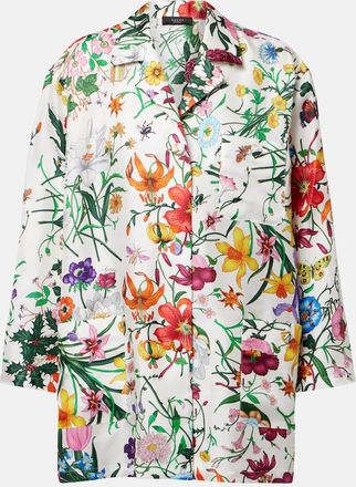 Gucci Gucci Flora silk twill shirt
