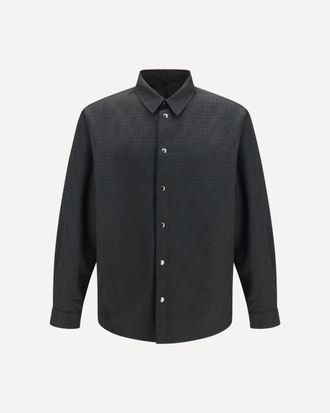 Fendi Camicia in nylon jacquard FF Man 50