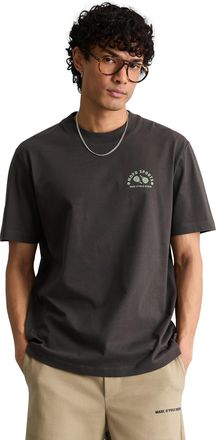 Marc O'Polo Denim T-Shirt MARC OPOLO DENIM, Herren, Gr. XXL, broken graphite, Jersey, Obermaterial: 100% Baumwolle, relaxed fit normal, Rundhals, Shirts T-Shirt, relaxe