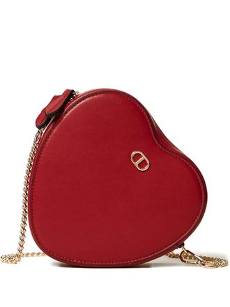 Twin-Set heart-shaped chain-strap bag - Red