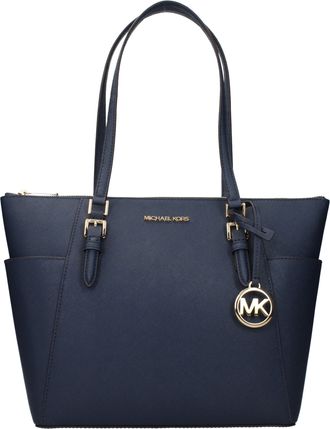 Michael Kors Blue Leather Shoulder Womens Bag