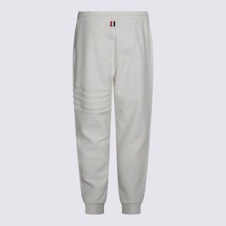 Thom Browne Ribbed Hem Cotton Joggers - White