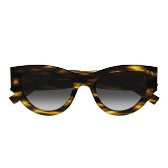Saint Laurent Sunglasses Sl M94 005 Brown/Grey Women