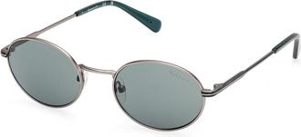 GANT GA00025 15N Mens Sunglasses Silver Size 51