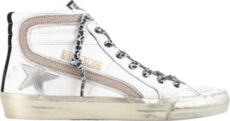 Golden Goose Slide met ster - Dames - Sneakers - Wit - 41 EU - Katoen - Schoenen