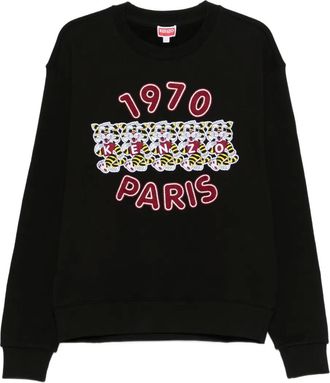 Kenzo Felpa con ricamo - Nero