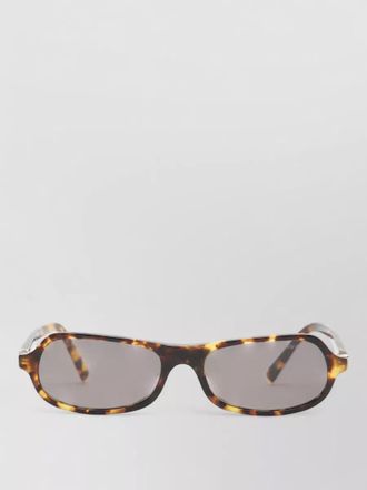 Miu Miu rectangular sunglasses tortoiseshell frame design