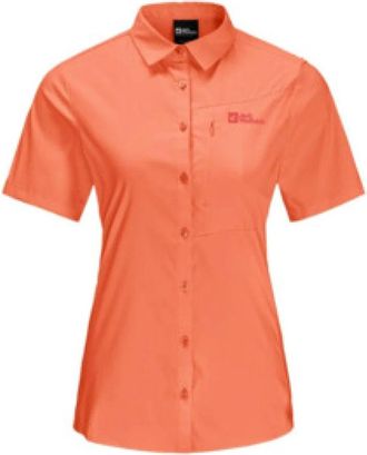 Jack Wolfskin Dames, Blouses & Shirts, Oranje, Maat: S