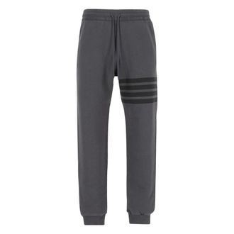 Thom Browne Pantaloni Tuta Loopback 4-Bar - - Trousers - Uomo - Grigio - L