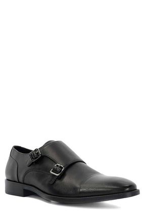 Dune London Satchin Double Monk Strap Shoe in Black at Nordstrom, Size 13Us