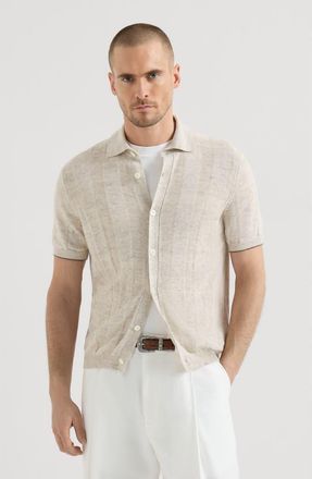 Brunello Cucinelli Knit shirt in Buff at Nordstrom, Size 44 It