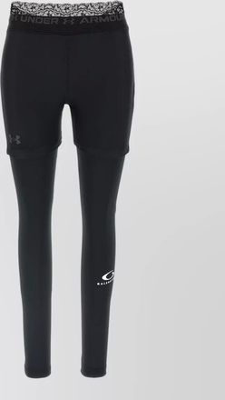 Balenciaga lace trim shorts under armour waistband