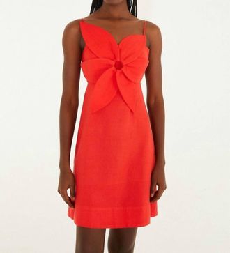 Farm Rio Flower Mini Dress In Multi