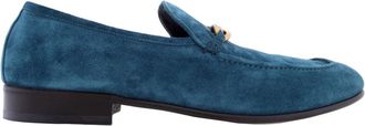 Jimmy Choo London Marti Reverse Velvet Suede Loafers, Brand Size 42.5 ( US Size 9.5 )