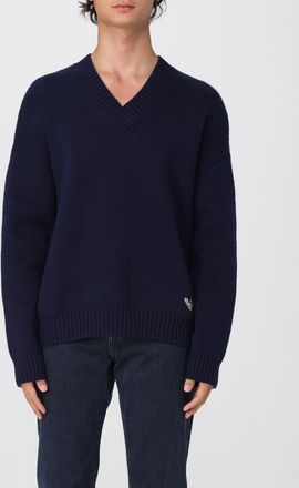 Emporio Armani Maglia a v sustainable in lana di Alpaca Emporio Armani