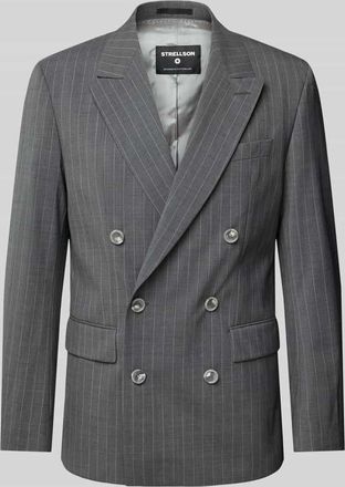 Strellson Slim Fit Sakko mit Pattentaschen Modell Ashton in Mittelgrau, Gr&ouml;&szlig;e 54