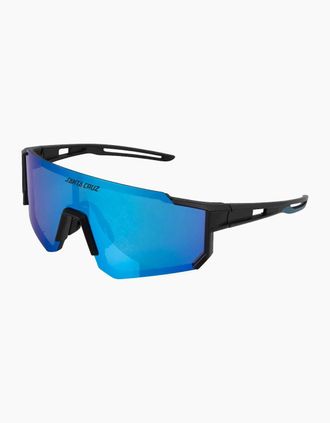 Santa Cruz Mens Santa Cruz Mens Strip Racer Sunglasses - Black Blue - Size: ONE size