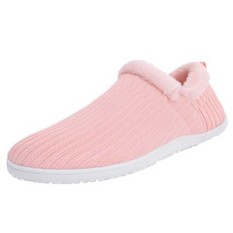 Generic Ladies Slippers Warm Faux Shearling Plush Fleece Lined Closed Toe Anti-Slip Home Slippers for Ladies Indoor House