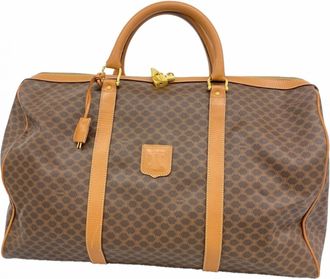 Celine Brown Pvc Boston Bag (Pre-Owned)