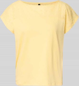 Vero Moda Regular Fit Blusentop aus reiner Baumwolle Modell JANNI in GELB, Gr&ouml;&szlig;e XL