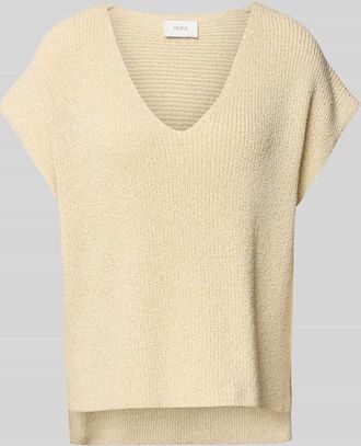 More Pullunder mit V-Ausschnitt in Hellgelb, Gr&ouml;&szlig;e 34