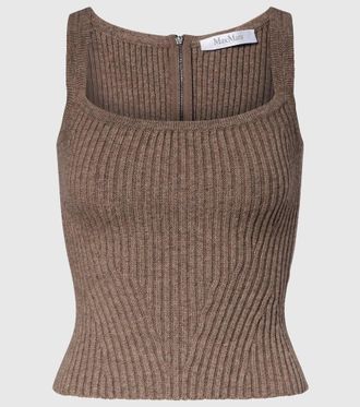 Max Mara Aretusa wool and cashmere-blend top