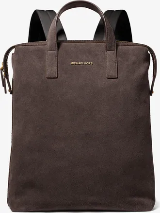 Michael Kors Nicholas Suede Convertible Backpack