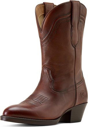 Ariat Womens Grayson R Toe Western Boots in Honey Bee, B Medium Width, Size 5.5, by Ariat
