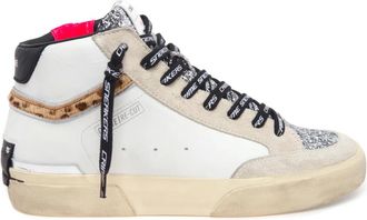 Crime London Schoenen, Dames, Veelkleurig, 40 EU, Leer, SK8 Recut High