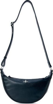 Vivienne Westwood Lacey Orb Half-moon Shoulder Bag