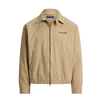 Polo Ralph Lauren Bomber Jackets, male, Beige, Size: 2XL Windbreaker Jacket