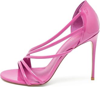 Le Silla Sandali con tacco e fasce incrociate - Viola