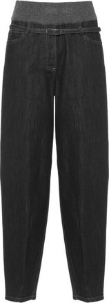 PANICALE Broek - Dames - Regular Fit Jeans - Zwart - 2XS - Katoen - Jeans