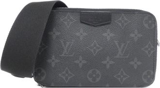 Louis Vuitton Monogram Eclipse Black Coated Canvas Shoulder Bag (Pre-Owned)