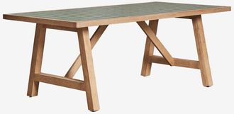 Sklum Mesa De Jard&iacute;n Rectangular En Madera De Acacia Dubai Sklum