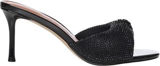 Kurt Geiger Heeled Mules - Dames - Muiltjes - Zwart - 38 EU - Schoenen