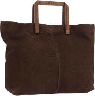 Loewe Pre-owned Tote Bags, female, Brown, Size: ONE SIZE Pre-owned Hand Bag