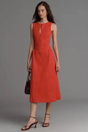 Sovere Eva Petite A-Line Midi Dress