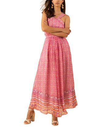 Hale Bob Hale Bob Janiyah Silk-Blend Midi Dress