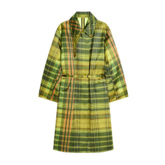 Dries Van Noten Cappotto Oversize a Quadri - - Coats - Donna - Multicolore - S
