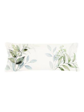 Anaya with Love Eucalyptus Linen Pillow with Down Alternative Insert in Green at Nordstrom, Size 14X20