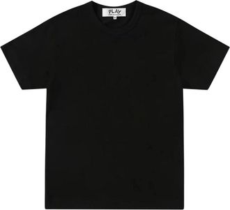 Comme Des Gar&ccedil;ons Small Red Heart Play T-Shirt - Dames - T-shirts - Zwart - M - Katoen - Tops