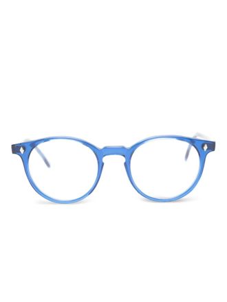 Family Affair round-frame glasses - Blue