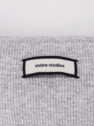 Entire studios Ribbed Cotton Tank Top - Gray