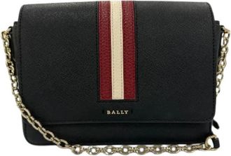 Bally Pre-owned Seliah Leren Schoudertas - Dames - Vintage Schoudertas - Zwart - ONE Size - Leer - Vintage