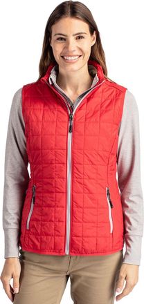 Cutter & Buck Rainier PrimaLoft Womens Eco Insulated Full Zip Puffer Vest
