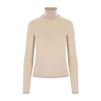 Max Mara Beige Kasjmier Trui - Dames - Cashmere truien - Beige - XL - Kasjmier - Truien & Vesten