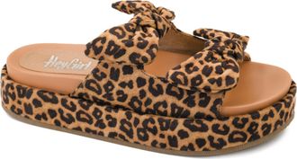 Corkys Footwear Womens Lil Bit Knotty Sandal In Leopard