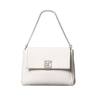 Calvin Klein Dames, Tassen, Wit, Maat: ONE Size Leer